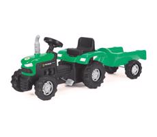 Buddy Toys Šľapací traktor s vozíkom čierna/zelená