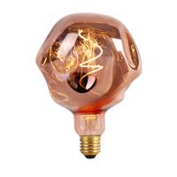E27 stmievateľná LED lampa G125 ružová 4W 70 lm 1800K