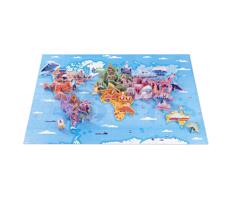 Janod Janod - Detské vzdelávacie puzzle 350 ks svet