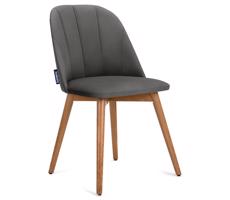 Konsimo Sp. z o.o. Sp. k. Jedálenská stolička BAKERI 86x48 cm šedá/svetlý dub