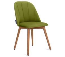 Konsimo Sp. z o.o. Sp. k. Jedálenská stolička BAKERI 86x48 cm svetlozelená/svetlý dub