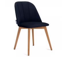 Konsimo Sp. z o.o. Sp. k. Jedálenská stolička RIFO 86x48 cm tmavomodrá/svetlý dub
