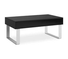 Konsimo Sp. z o.o. Sp. k. Konferenčný stolík PAVO 45x110 cm lesklá čierna