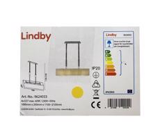 Lindby Lindby - Luster na lanku MARIAT 4xE27/60W/230V