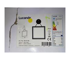 Lucande Lucande - LED Vonkajšie nástenné svietidlo so senzorom MIRCO LED/13W/230V IP54