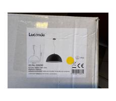 Lucande Lucande - Luster na lanku MALEO 1xE27/60W/230V