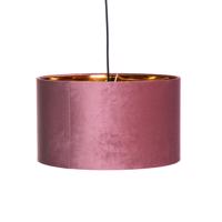 Moderné závesné svietidlo ružové so zlatom 40 cm - Rosalina