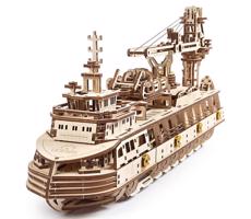 Ugears Ugears - 3D drevenené mechanické puzzle Výzkumná loď