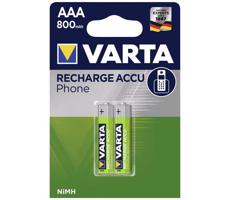 Varta Varta 58398 - 2 ks Nabíjacia batéria PHONE ACCU AAA NiMH/800mAh/1,2V
