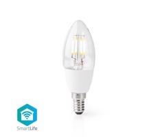 WiFi žiarovka LED E14 5W biela teplá WIFILF10WTC37 SMARTLIFE