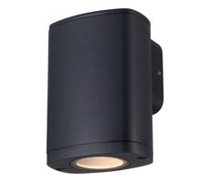 38880 - Vonkajšie nástenné svietidlo ZEVI 1xGU10/10W/230V IP54 čierna