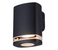 38884 - Vonkajšie nástenné svietidlo ZEVI 1xGU10/10W/230V IP54 čierna