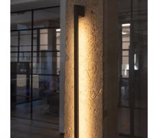 38890 - LED Vonkajšie nástenné svietidlo YALTE LED/8W/230V 4000K IP54 čierna