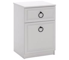 Adore Furniture Nočný stolík 63x40 cm biela