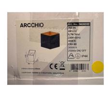 Arcchio Arcchio - LED Vonkajšie nástenné svietidlo ALIMA LED/8W/230V