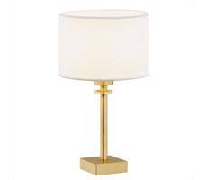 Argon Argon 8047 - Stolná lampa ABBANO 1xE27/15W/230V mosadz/biela