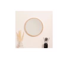 Atmosphera Atmosphera - Nástenné zrkadlo OLAV pr. 52 cm paulovnia