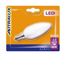 Attralux LED Žiarovka B35 E14/3,2W/230V 2700K - Attralux