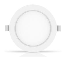 B.V.  - LED Podhľadové svietidlo LED/12W/230V 6500K pr. 17,5 cm biela