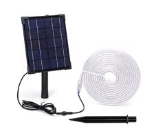 B.V.  - LED RGB Stmievateľný solárny pásik LED/5W/3,2V 7 m IP65 + DO