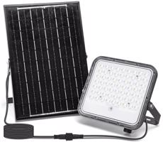 B.V.  - LED RGBW Stmievateľný solárny reflektor LED/10W/3,4V IP66 + DO