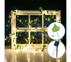 B.V.  - LED Solárna reťaz 50xLED/7m IP65 teplá biela