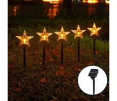 B.V. - LED Solárne vianočné svietidlo LED/0,054W/1,2V 1m IP65 teplá biela