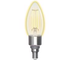 B.V. LED Stmievateľná žiarovka FILAMENT C35 E14/4,5W/230V 2700-6500K Wi-Fi -