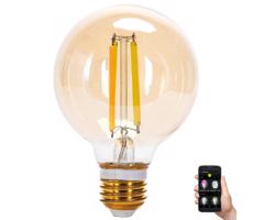 B.V. LED Stmievateľná žiarovka FILAMENT G80 E27/6W/230V 2700-6500K -