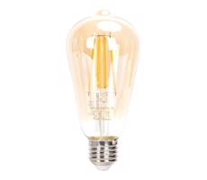 B.V. LED Stmievateľná žiarovka FILAMENT ST64 E27/6W/230V 2200K -