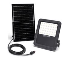 B.V.  - LED Stmievateľný solárny reflektor LED/20W/3,4V IP65 + DO