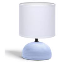 B.V.  - Stolná lampa 1xE14/40W/230V modrá/biela