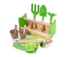 Bigjigs Toys Bigjigs Toys - Záhradný set v prepravke
