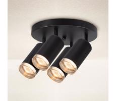 Brilagi Brilagi - Kúpeľňové bodové svietidlo SELE AQUA 4xGU10/30W/230V IP44 čierna
