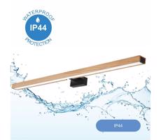 Brilagi Brilagi-LED Kúpeľňové osvetlenie zrkadla WOODY MIRROR LED/15W/230V IP44 dub/čern