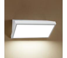 Brilagi Brilagi-LED Vonkajšie nástenné sviet. so senzorom TRIANGLE LED/20W/230V biela IP65