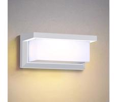 Brilagi Brilagi-LED Vonkajšie nástenné svietidlo so senzorom BRICKY LED/12W/230V biela IP54