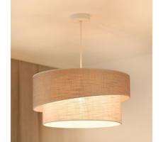 Brilagi Brilagi - Luster na lanku DOVER SHINE 1xE27/15W/230V pr. 50 cm šedá/krémová
