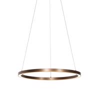 Bronzové závesné svietidlo 60 cm vrátane LED 3-stupňovo stmievateľné - Girello