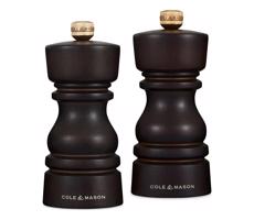 Cole&Mason Cole&amp;Mason - Sada mlynčekov na soľ a korenie LONDON 2 ks 13 cm buk/hnedá