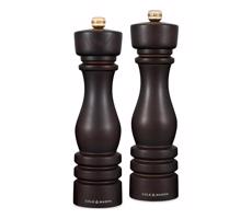 Cole&Mason Cole&amp;Mason - Sada mlynčekov na soľ a korenie LONDON 2 ks 22 cm buk/hnedá