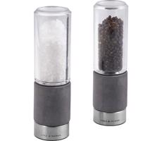 Cole&Mason Cole&Mason - Sada mlynčekov na soľ a korenie REGENT CONCRETE 2 ks betón 18 cm