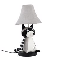 Detská stolná lampa Mýval sivá vrátane LED - Ben