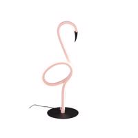 Dizajnová stolová lampa ružová vrátane LED - Ingo