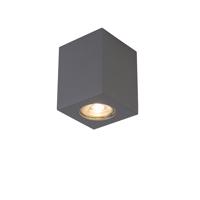 Dizajnový bodový reflektor na povrchovú montáž antracit GU10 50mm - Quba 2