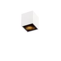 Dizajnový prisadený reflektor biely GU10 50mm - Qubo Honey