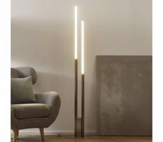 Eglo 33323 - LED RGBW Stmievateľná stojacia lampa FRAIOLI-C 2xLED/17W/230V
