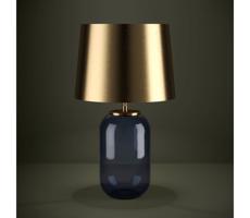 Eglo 390064 - Stolná lampa CUITE 1xE27/40W/230V zlatá/modrá