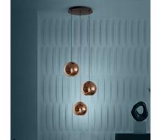Eglo 390094 - Luster na lanku CORDOBA 3xE27/40W/230V medená