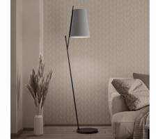 Eglo 390137 - Stojacia lampa PETROSA 1xE27/40W/230V šedá